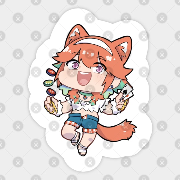 Takanashi Kiara Chibi Sticker by Kent